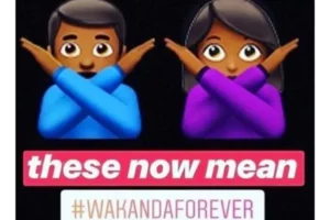 Wakanda Forever emoji
