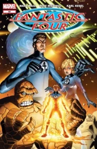 Fantastic Four Vol 3 #60 Previous Issue Next Issue Fantastic Four (Vol. 3) #59 Fantastic Four (Vol. 3) #61 Art by: Mike Wieringo, Karl Kesel and Richard Isanove Alternate Covers Release Date August 28, 2002 Cover Date October, 2002 Issue Details 1. "Inside Out" Appearances · Synopsis Writer(s) Mark Waid Penciler(s) Mike Wieringo Inker(s) Karl Kesel Colorist(s) Paul Mounts Letterer(s) Richard Starkings Albert Deschesne Editor(s) Tom Brevoort