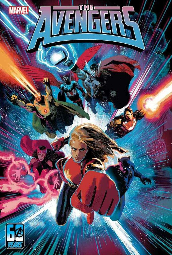 AVENGERS #1 Written by JED MACKAY Art by C.F. VILLA Cover by STUART IMMONEN Variant Cover by DANIEL ACUÑA On Sale 5/17