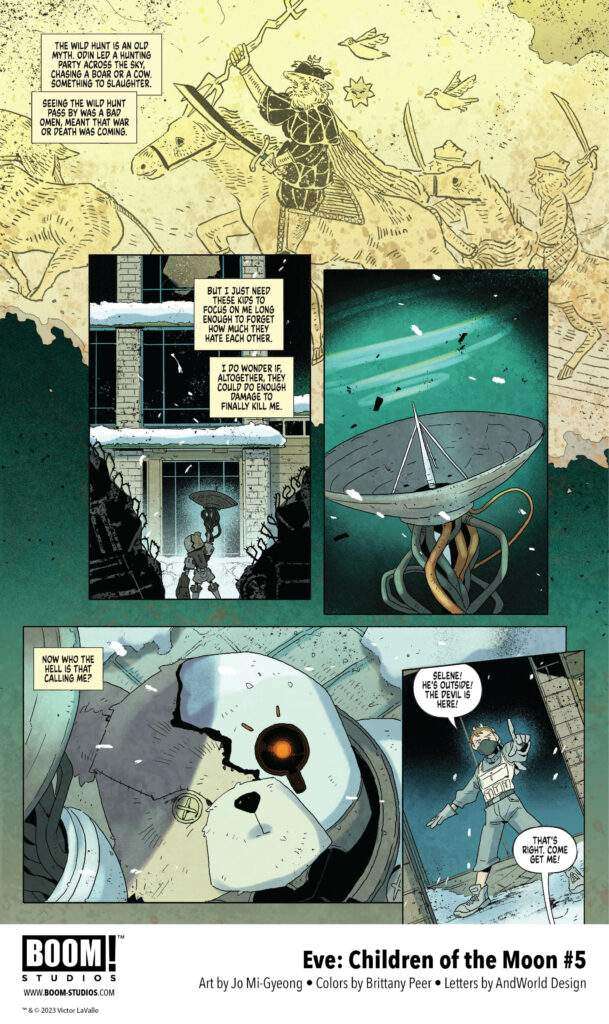 Eve Children of the Moon #5 Boom Studios interior art